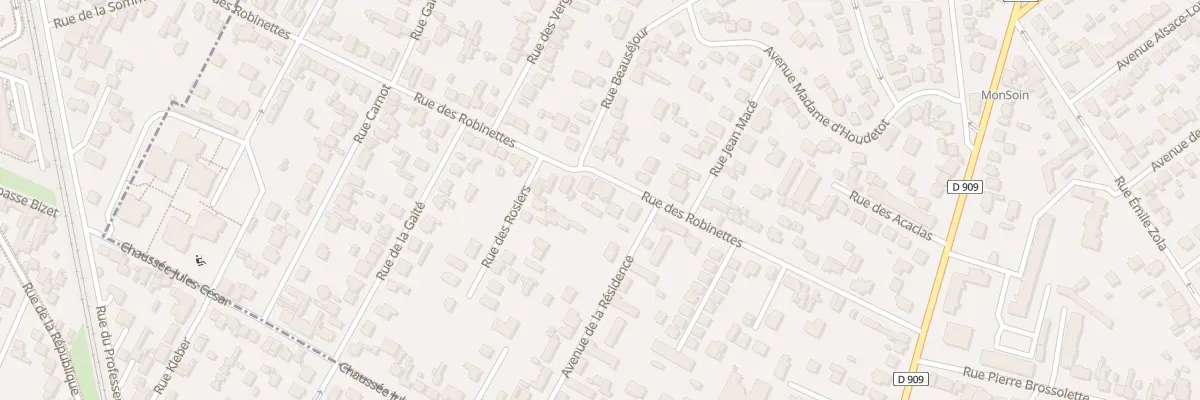 Plan du 60 Rue des Robinettes à Eaubonne
