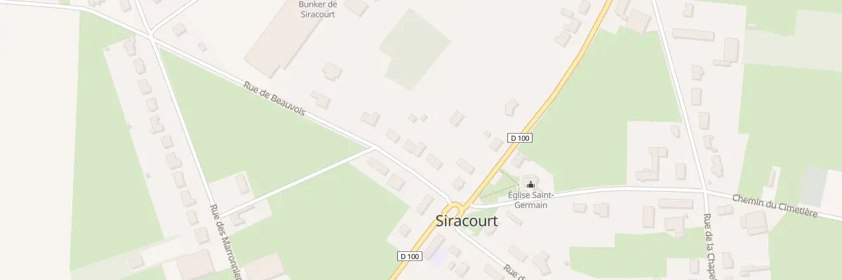 Plan du 4 Rue de Beauvois à Siracourt