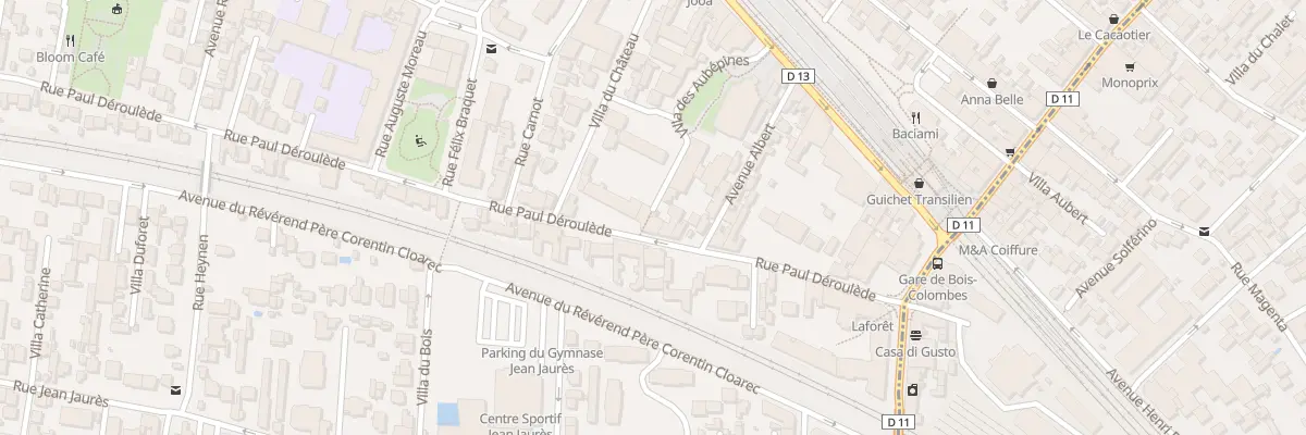 Plan du 34 Rue Paul Déroulède à Bois-Colombes