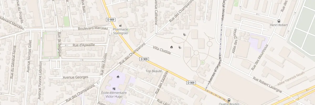 Plan du 8 Vla Clothilde à Colombes