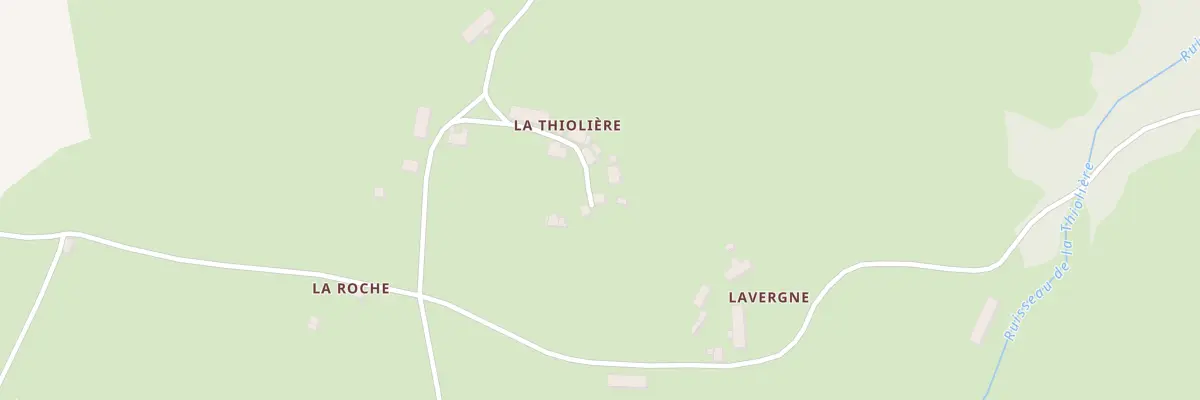 Plan du 5050 La Tioliere à Brageac