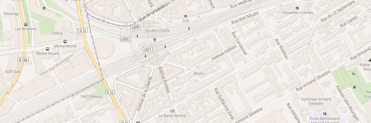 Plan du 4 Av Séverine à Courbevoie