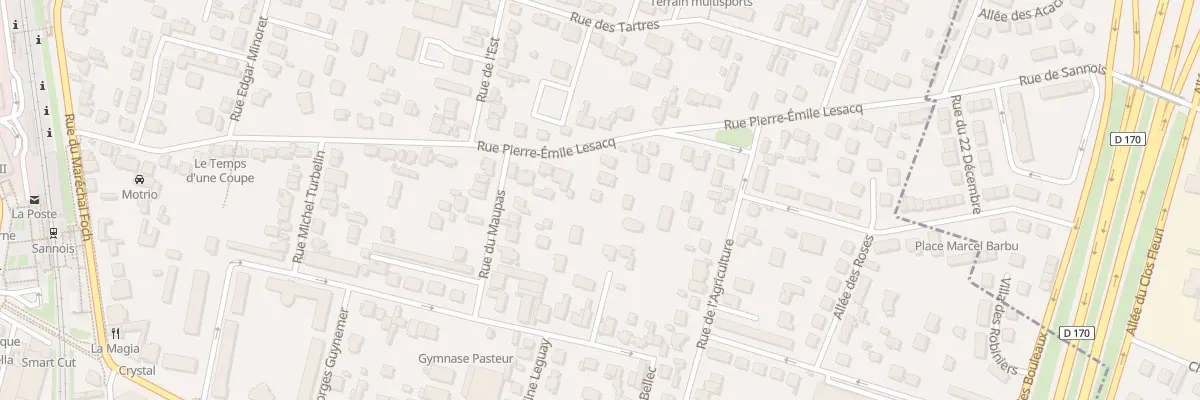 Plan du 46B Rue Pierre Emile Lesacq à Sannois