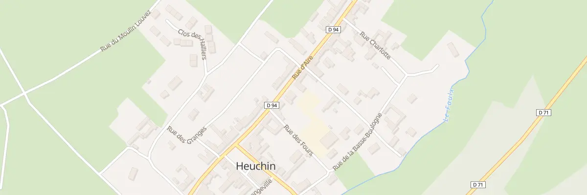 Plan du 10 Rue d’Aire à Heuchin