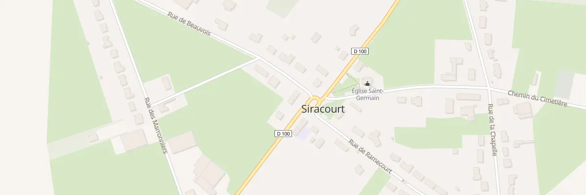 Plan du 4 Pl de la Mairie à Siracourt