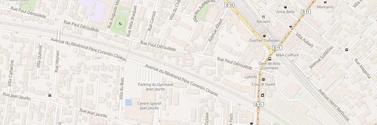 Plan du 29 Rue Paul Déroulède à Bois-Colombes