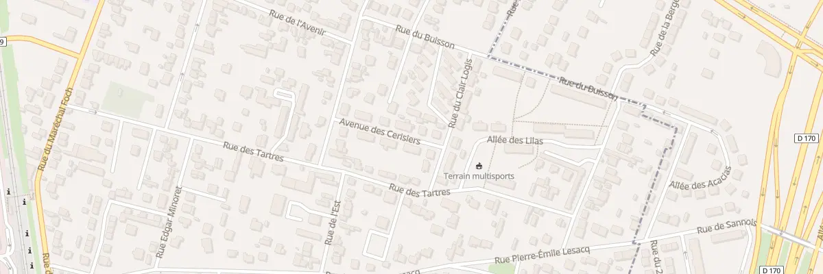 Plan du 3 Av des Cerisiers à Sannois