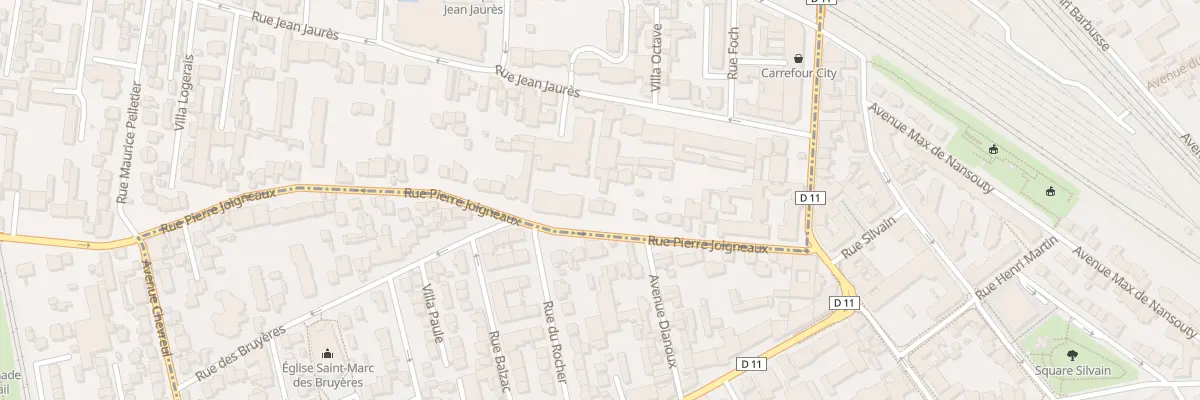 Plan du 22 Rue Pierre Joigneaux à Bois-Colombes