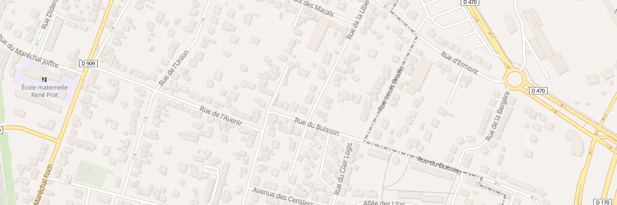 Plan du 1 Rue de la Liberte à Sannois