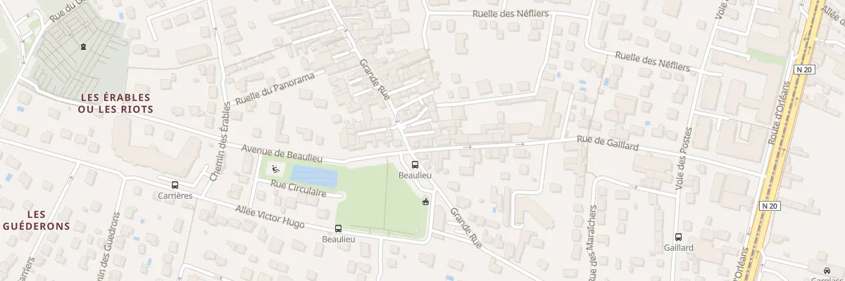 Plan du 1 Rue de Gaillard à La Ville-du-Bois