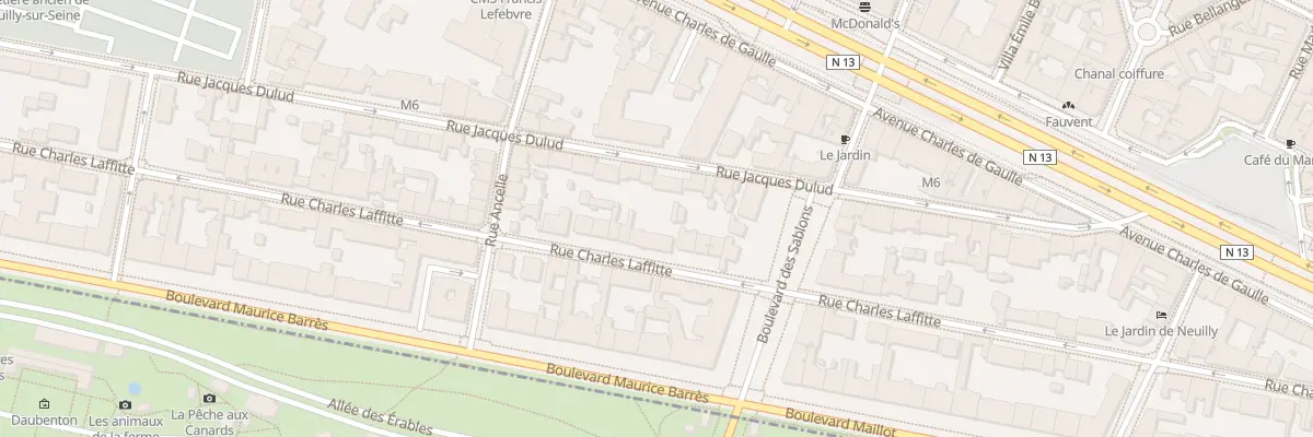 Plan du 33 Rue Jacques Dulud à Neuilly-sur-Seine