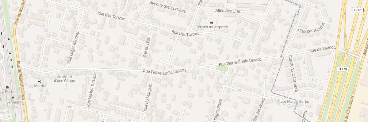 Plan du 33 Rue Pierre Emile Lesacq à Sannois