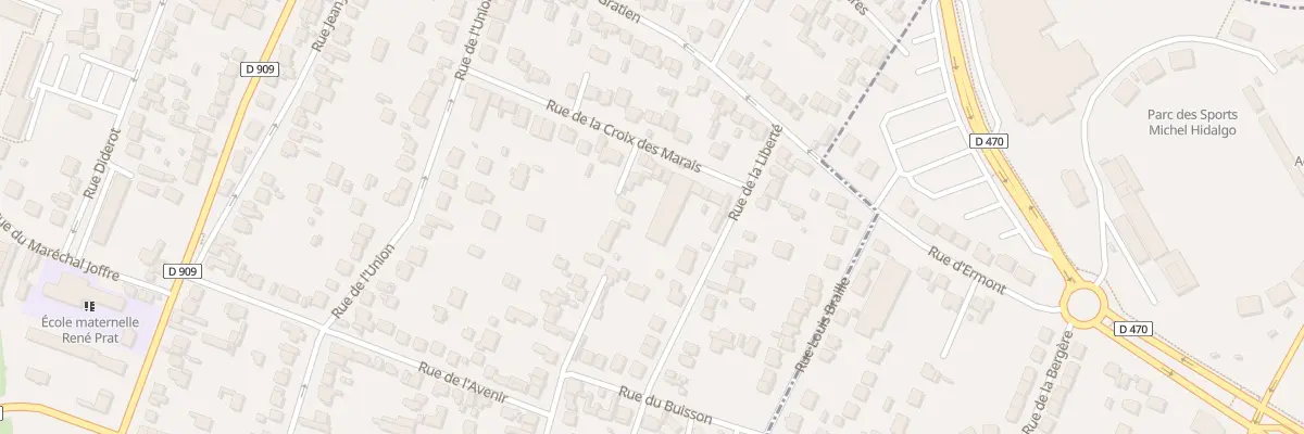 Plan du 28 Rue La Croix des Marais à Sannois
