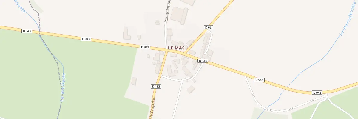 Plan du 392 Rte du Mas à Saint-Maur