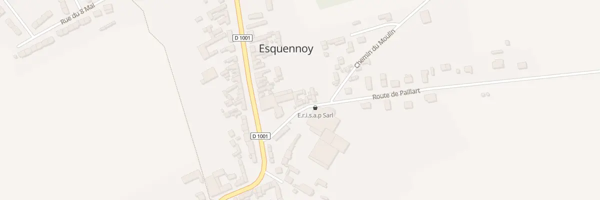 Plan du 1 Rte de Paillart à Esquennoy