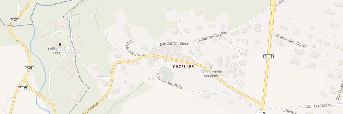 Plan du 261 Cazelles à Cuxac-Cabardès