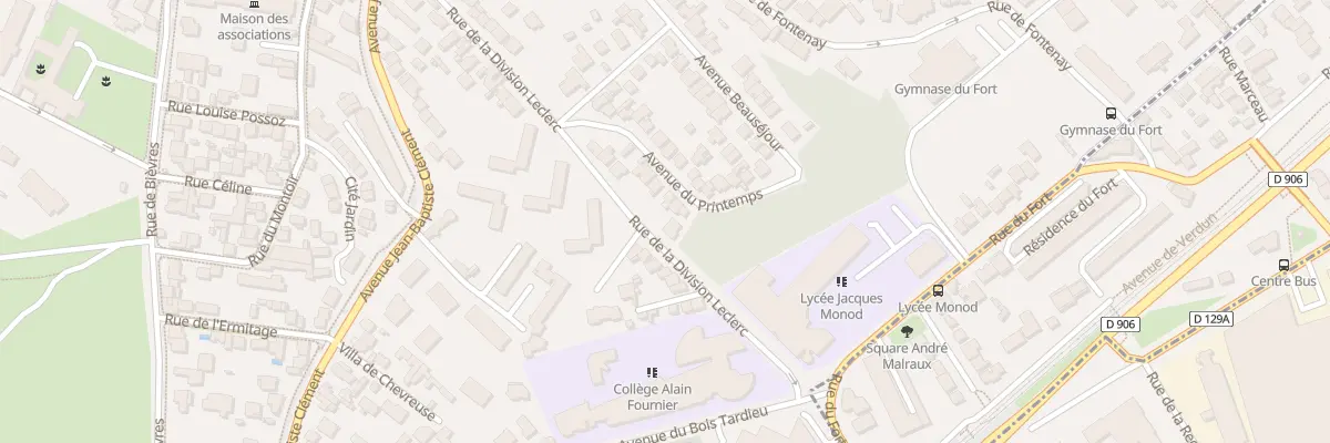 Plan du 11 Av du Printemps à Clamart