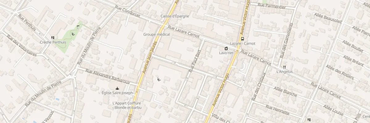 Plan du 5 Rue Jules Ferry à Clamart
