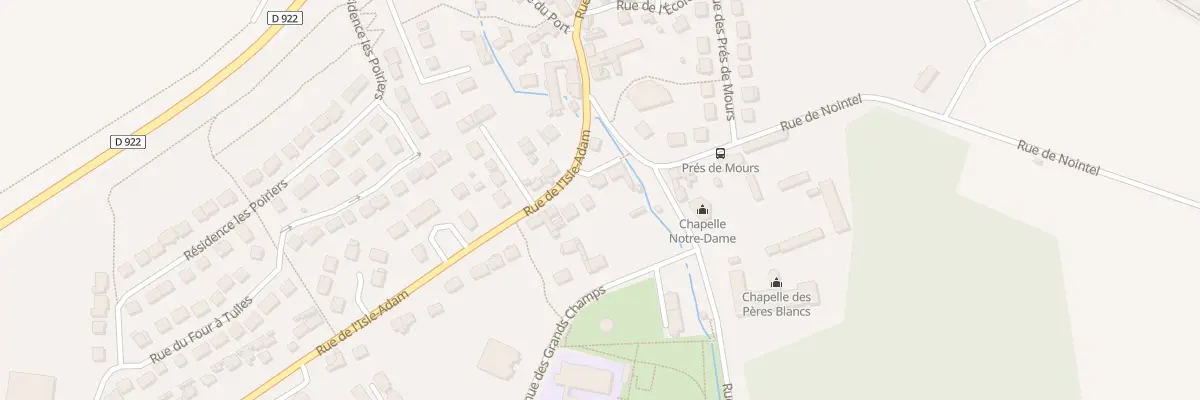 Plan du 7 Rue de l’Isle Adam à Mours