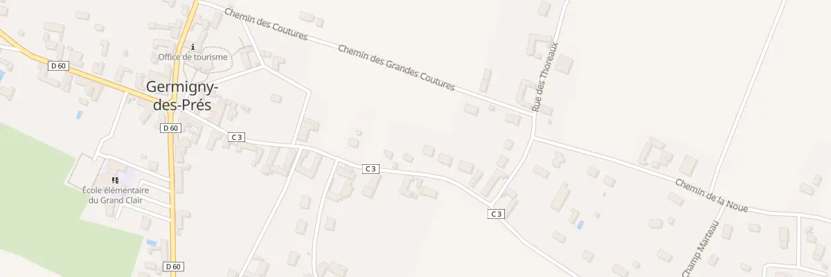 Plan du 29 Rte de la Prieuree à Germigny-des-Prés