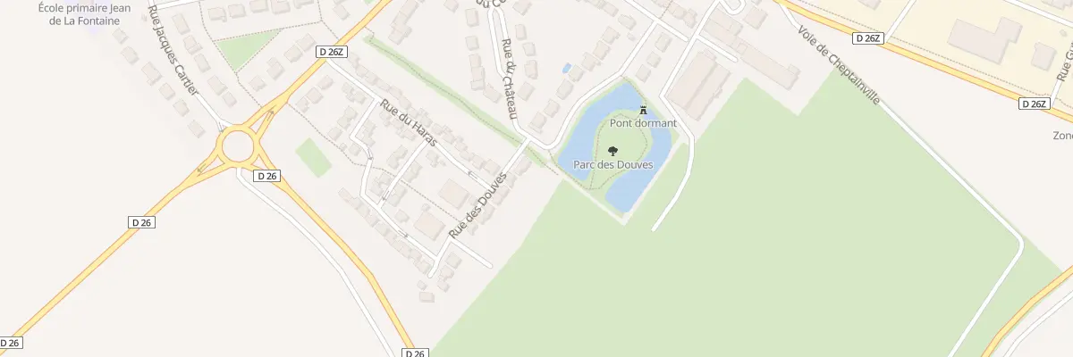 Plan du 50 Rue des Douves à Guibeville