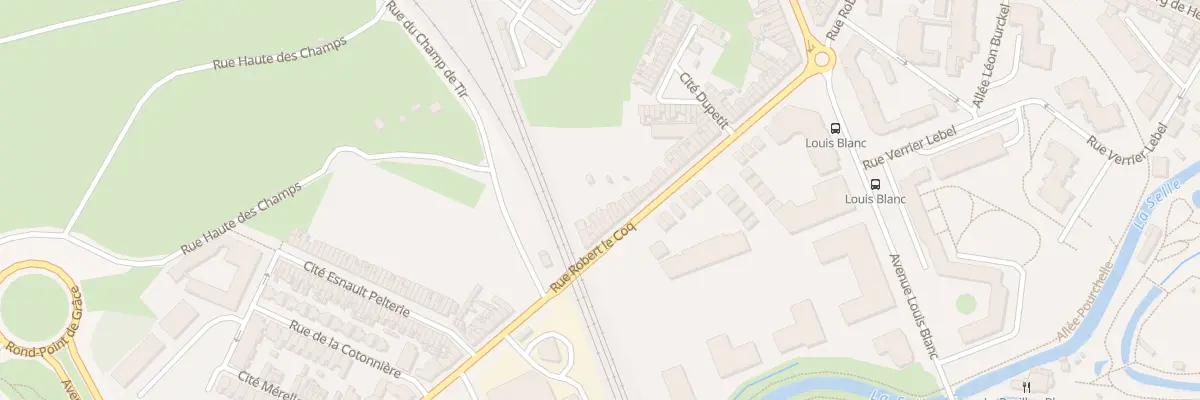 Plan du 134 Rue Robert Lecoq à Amiens