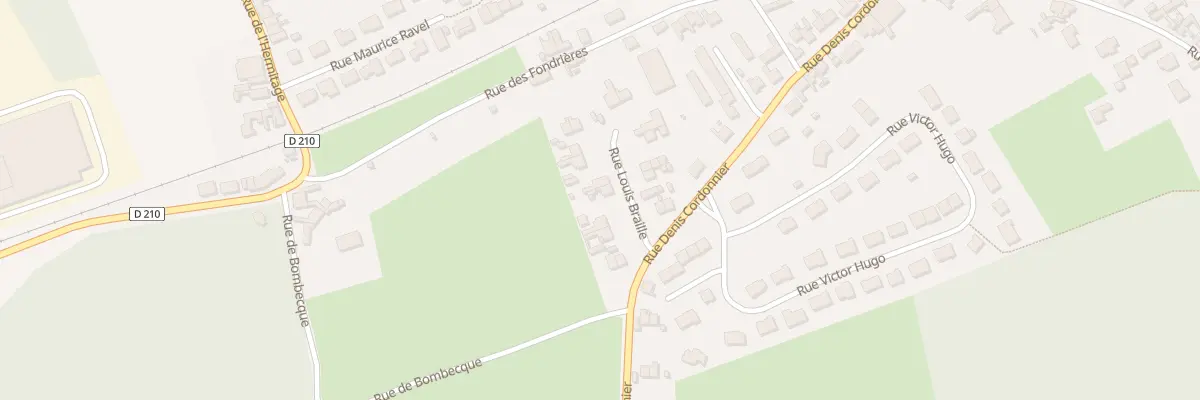 Plan du 7 Rue Louis Braille à Blendecques