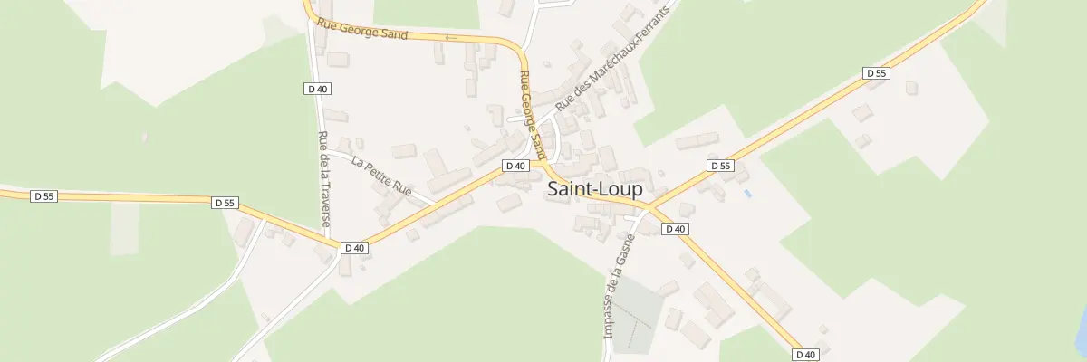 Plan du 3 Rte de Chénérailles à Saint-Loup