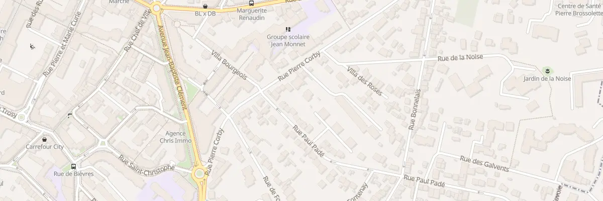 Plan du 26 Rue Pierre Corby à Clamart