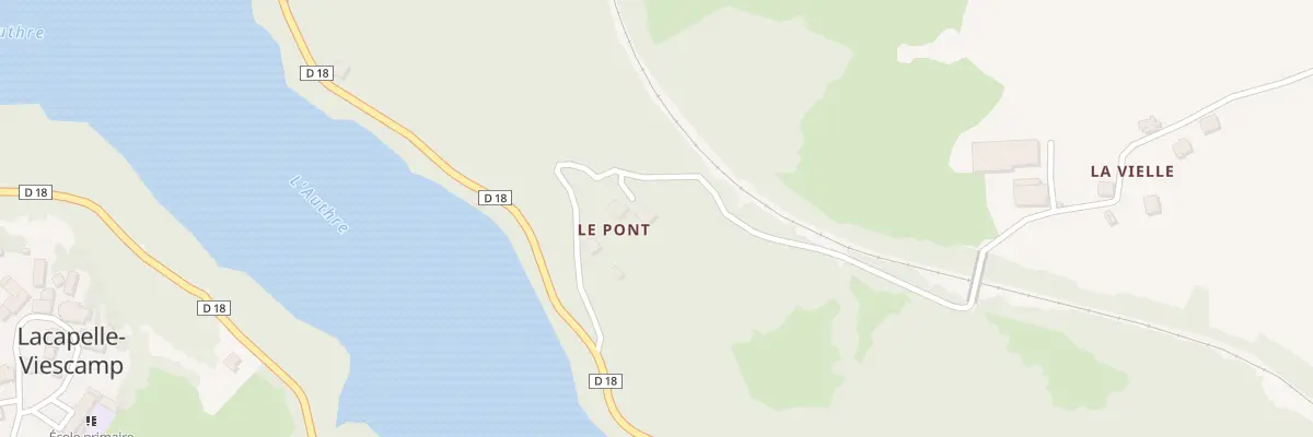 Plan du 6 Le Pont à Lacapelle-Viescamp