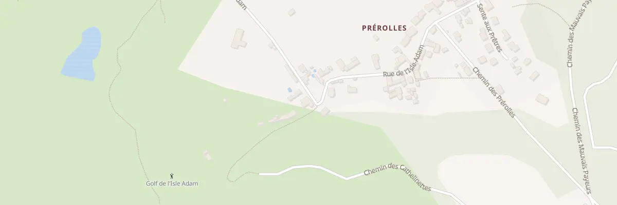 Plan du 2B Rue de l’Isle Adam à Presles