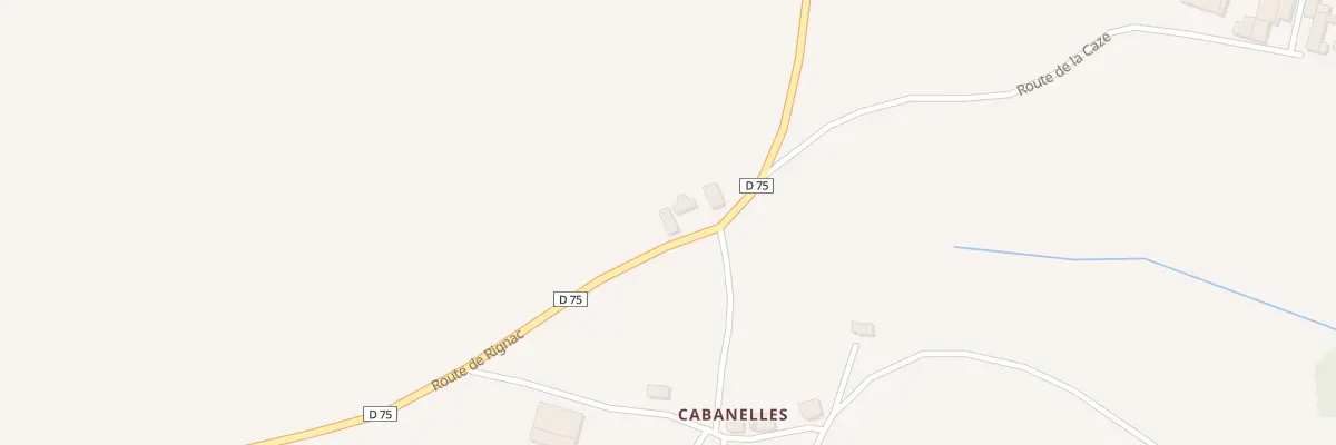 Plan du 5069 Cabanelles à Prévinquières