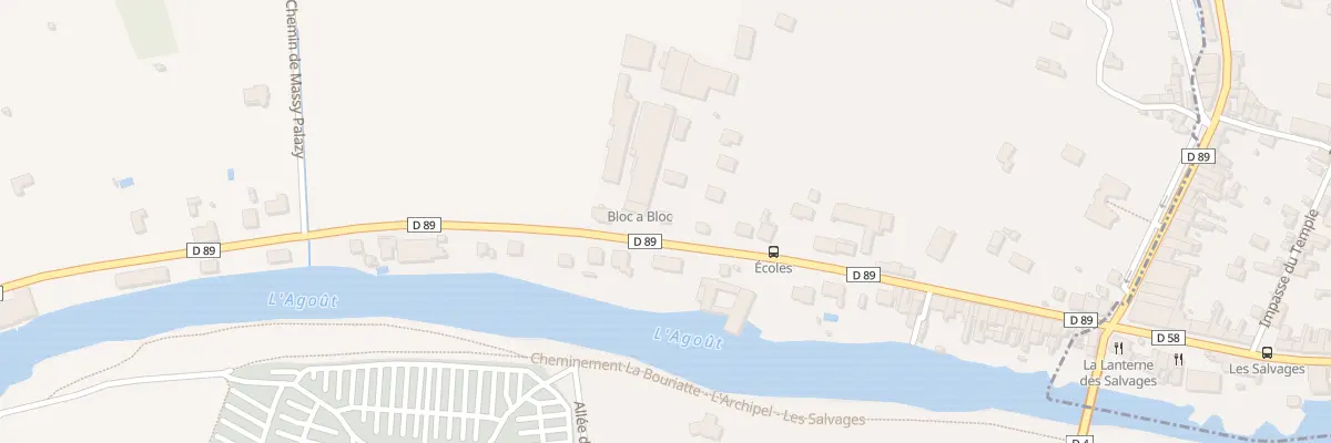 Plan du 58 Av Georges Alquier à Castres