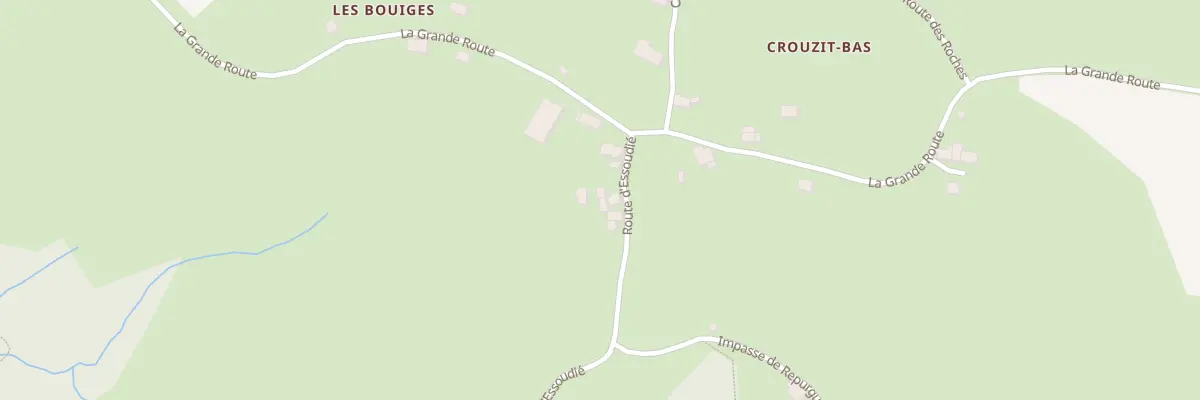 Plan du 5242 Crouzit Bas à Chalvignac