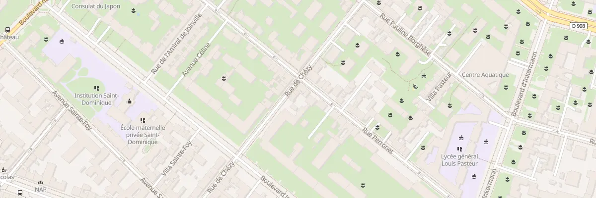 Plan du 28 Rue de Chézy à Neuilly-sur-Seine