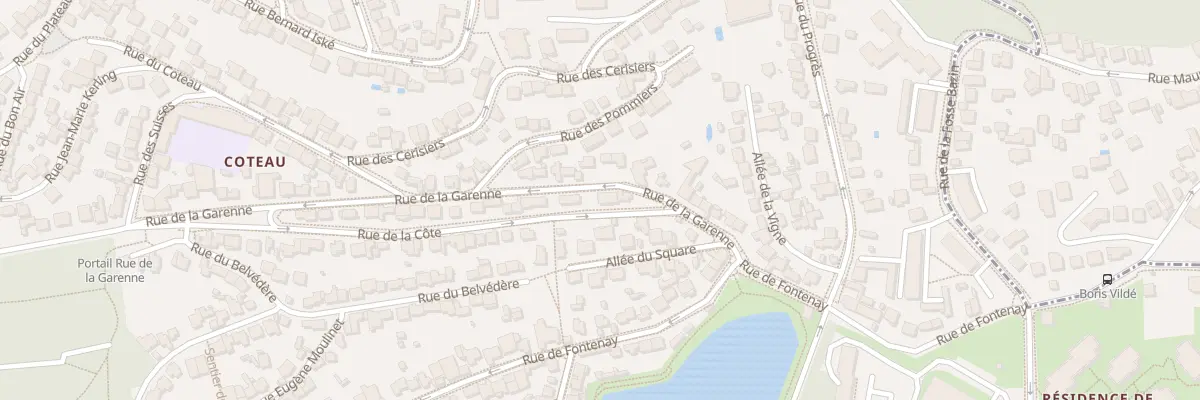 Plan du 7 Rue de la Garenne au Plessis-Robinson