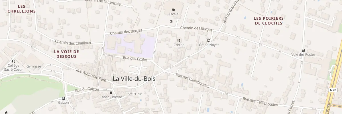 Plan du 21 Rue du Grand Noyer à La Ville-du-Bois