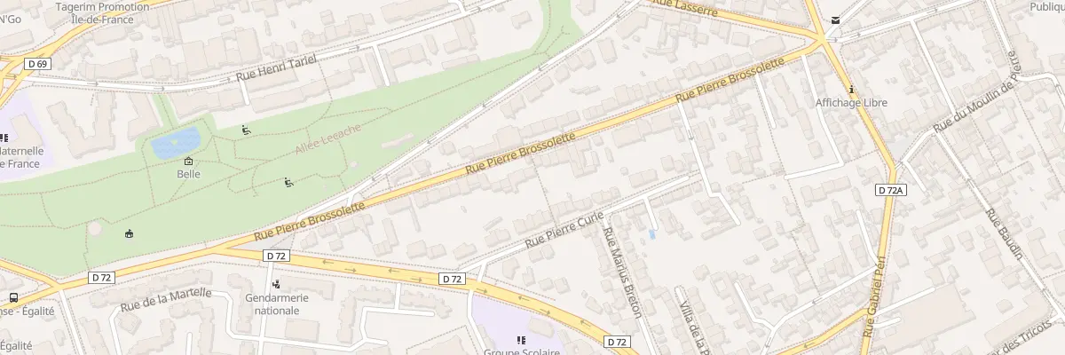 Plan du 53 Rue Pierre Brossolette à Issy-les-Moulineaux