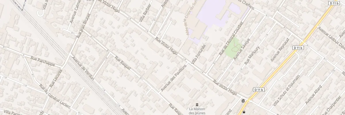 Plan du 83 Rue Victor Hugo à Bois-Colombes
