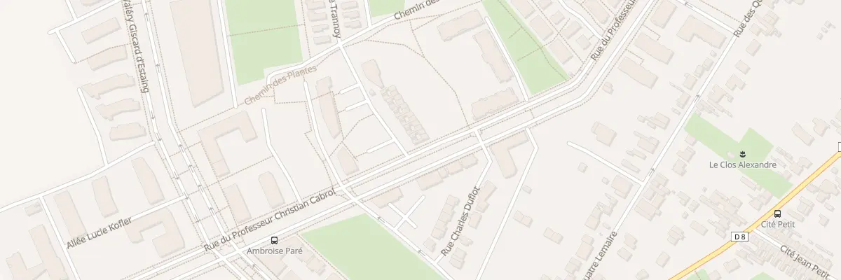 Plan du 2 Rue Jean-Baptiste Trannoy à Amiens