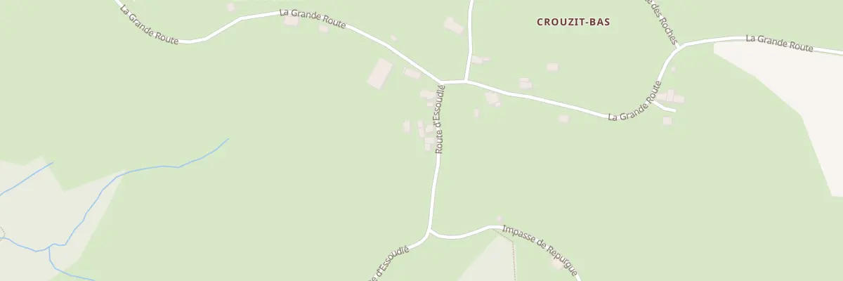 Plan du 5243 Crouzit Bas à Chalvignac