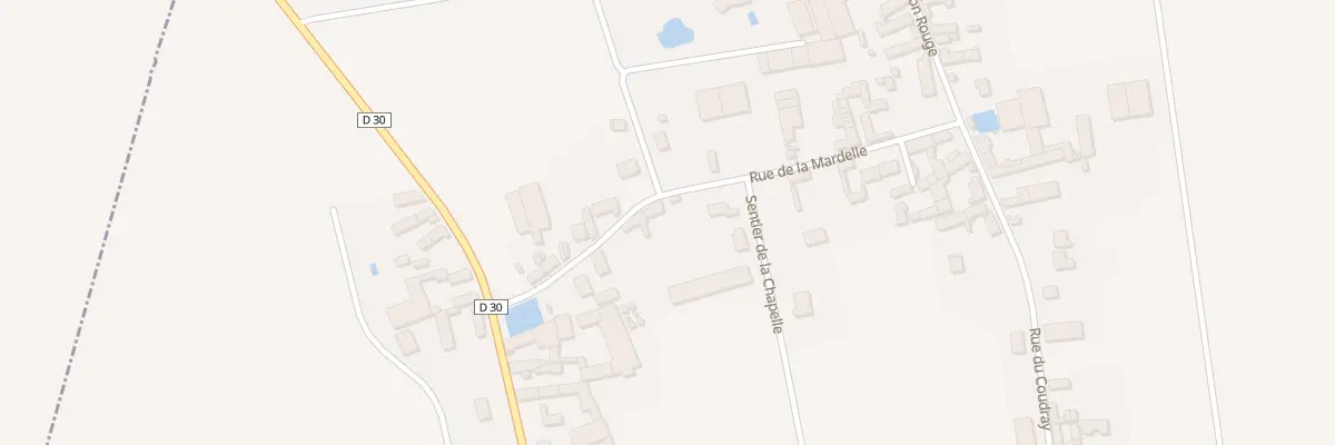 Plan du 9 Rue de la Mardelle à Bouilly-en-Gâtinais