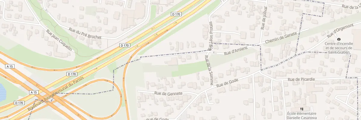 Plan du 22 Rue d’Amiens à Argenteuil