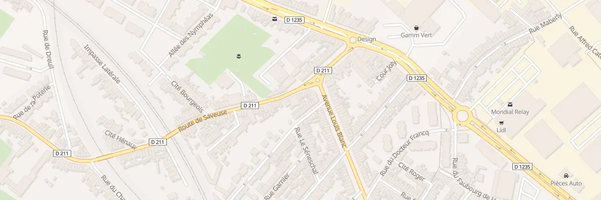 Plan du 35 Rue de Saveuse à Amiens