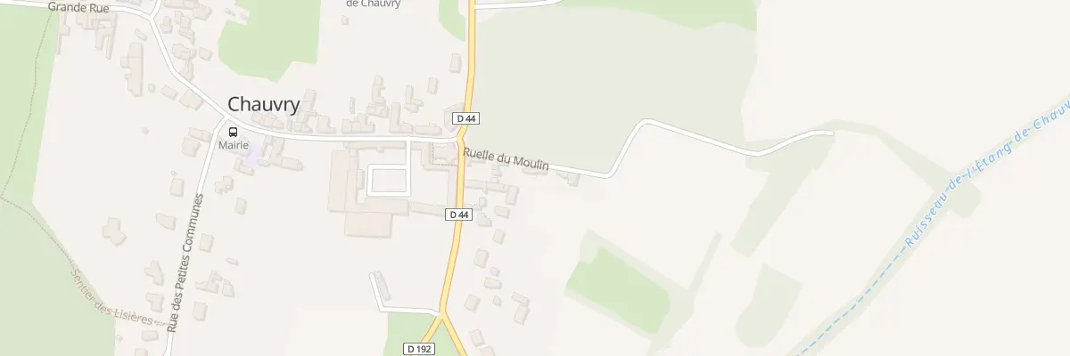 Plan du 7 Rle du Moulin à Chauvry