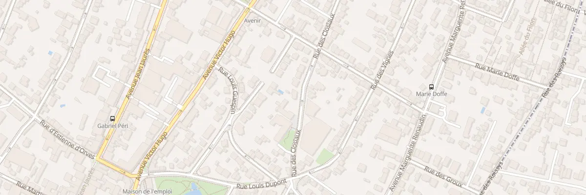 Plan du 9 Rue des Closiaux à Clamart