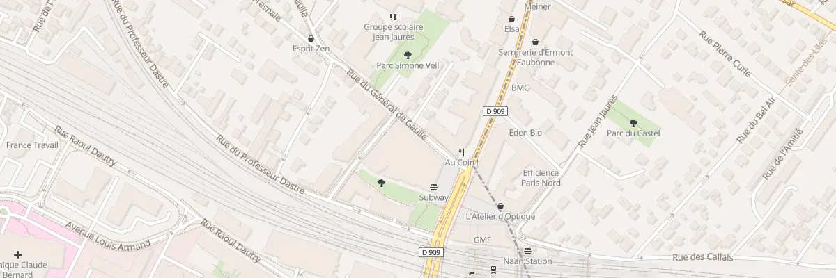 Plan du 1 Rue Raoul Sberro à Ermont