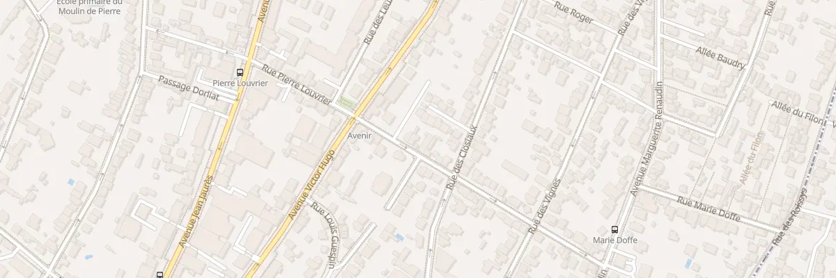 Plan du 19 Rue Pierre Louvrier à Clamart