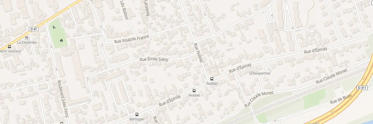 Plan du 30 Rue Emile Saloy à Argenteuil