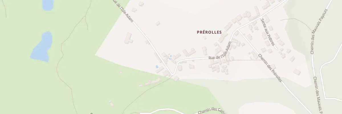 Plan du 3 Rue de l’Isle Adam à Presles